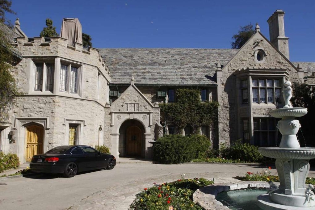 A view of the Playboy Mansion in Los Angeles, California. Photo: Reuters