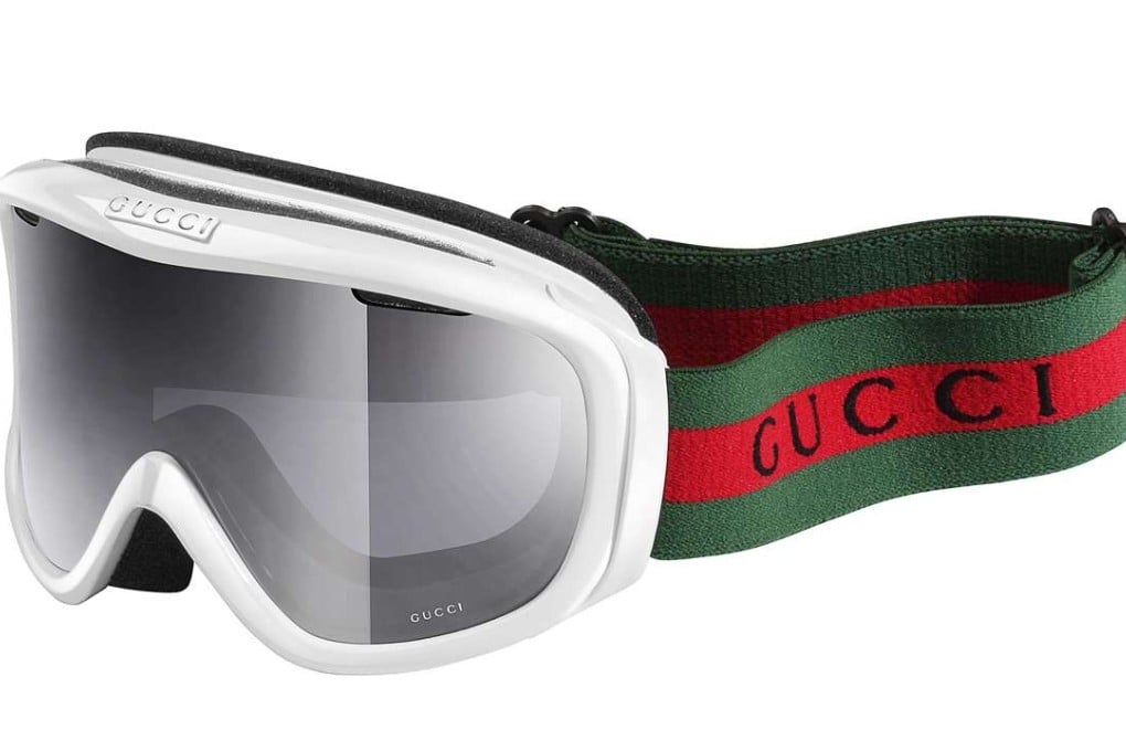 Gucci ski goggles.