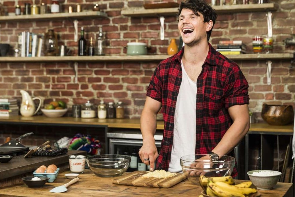 Australian chef Daniel Churchill films a cooking video for Tastemade. Photo: The Washington Post