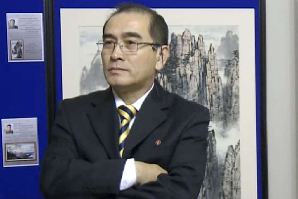 Deputy ambassador to the UK, Thae Yong-ho. Photo: AFP