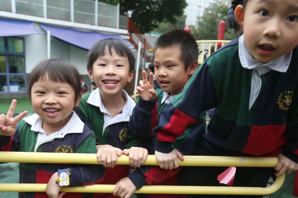 Children at an international kindergarten in Hong Kong. Their parents are probably not having as much fun with the fees. Photo: K. Y. Cheng