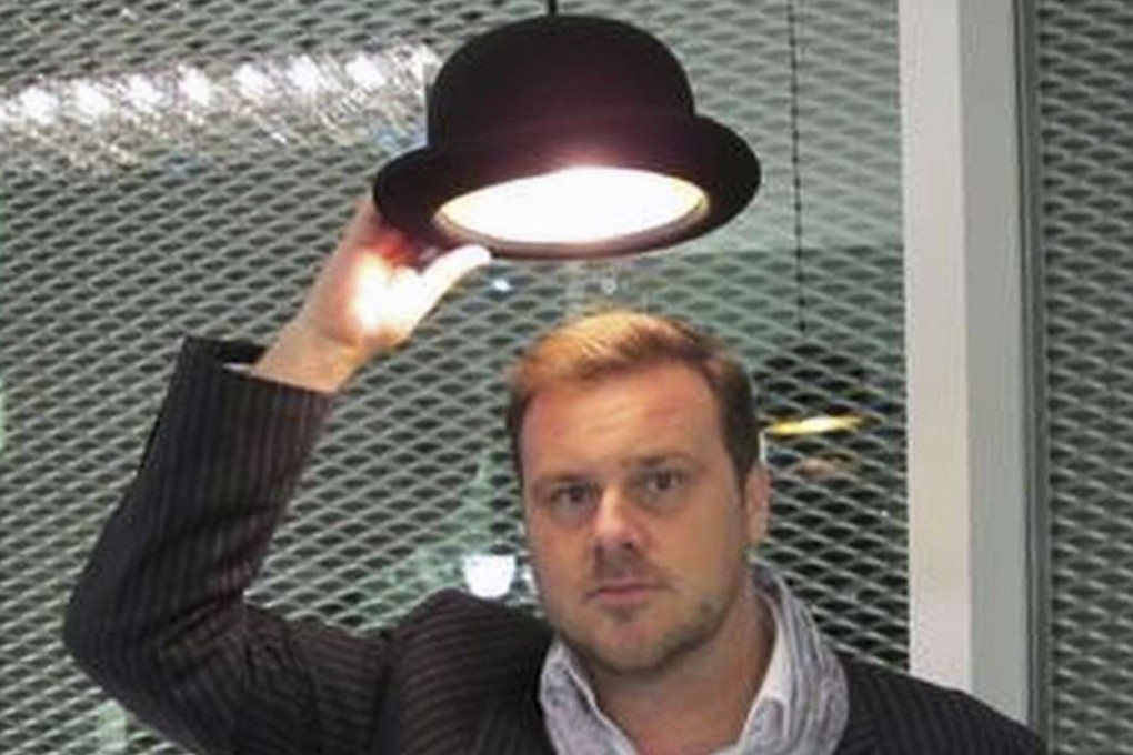 Steve Jones, with a Jeeves pendant light. Pictures: courtesy of Innermost