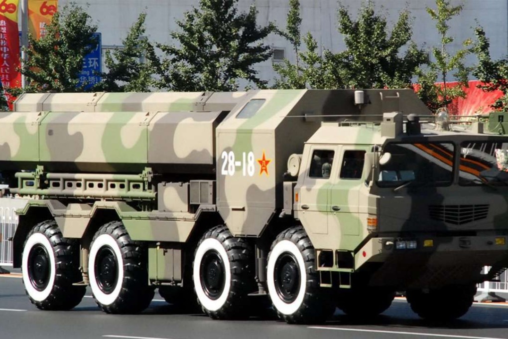 China's DH-10 land attack cruise missile. Photo: SCMP Pictures