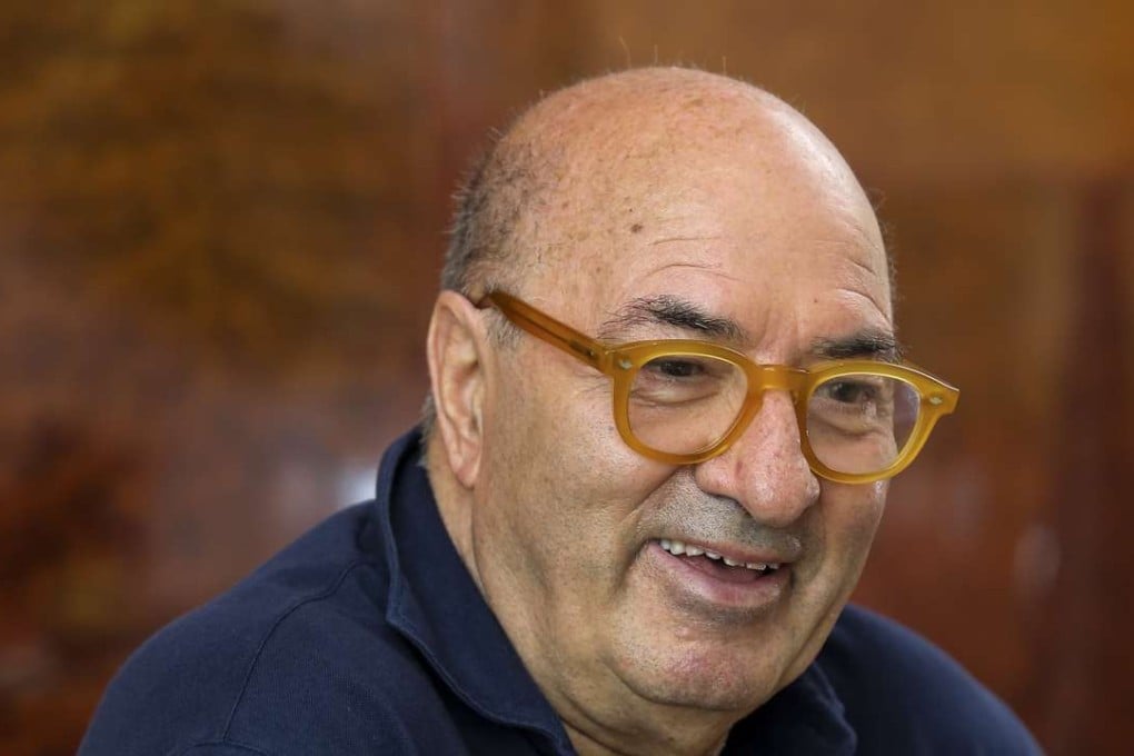 Italian production designer Dante Ferretti at the MGM Hotel in Macau.