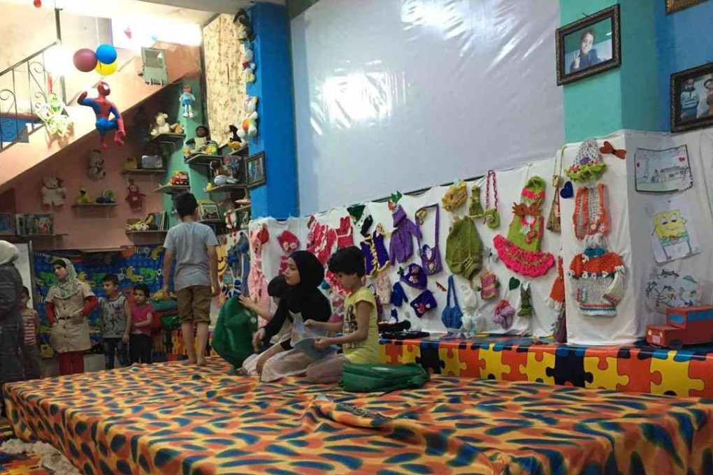 Inside the Outstanding Guys orphanage in Aleppo. Photo: Dr Zaher Sahloul