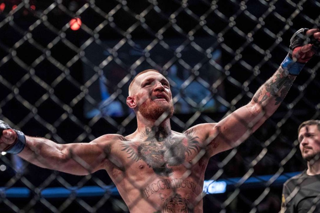 Conor McGregor reacts to fight with Nate Diaz. Photo: USA Today