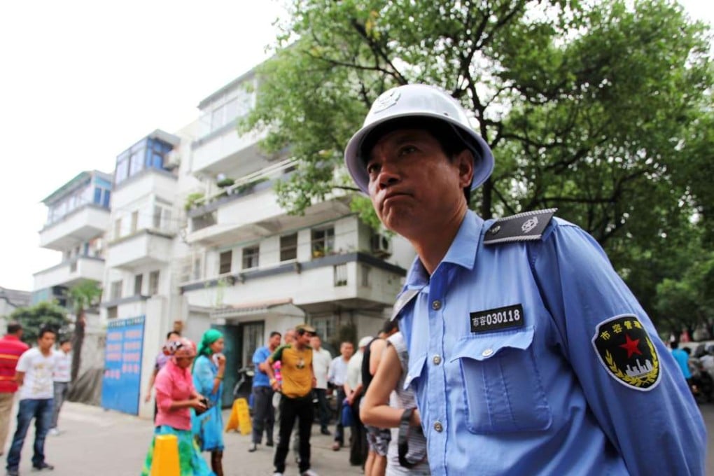 A file picture of an urban enforcement officer in Suzhou, Jiangsu province. Photo: Alamy