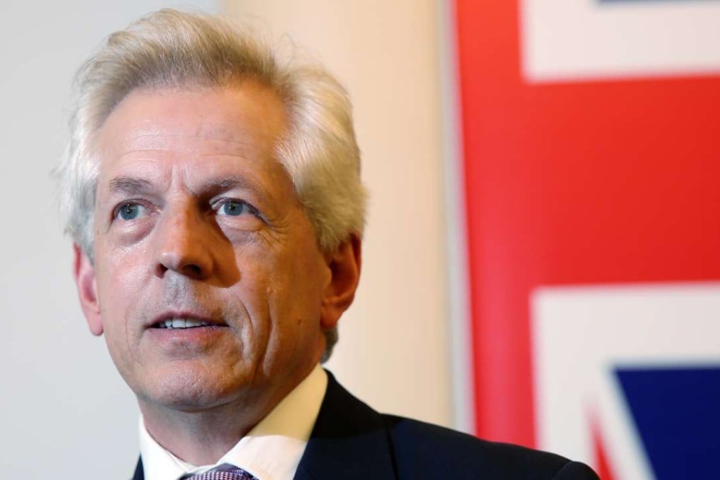 British parliamentarian Richard Graham extols the virtues of the UK election system. Photo: Sam Tsang