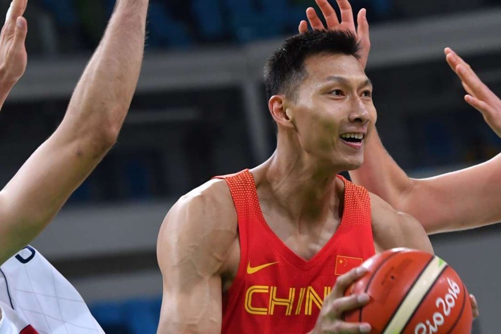 Yi Jianlian in action for China against Serbia at the Rio Olympics. Photo: AFP
