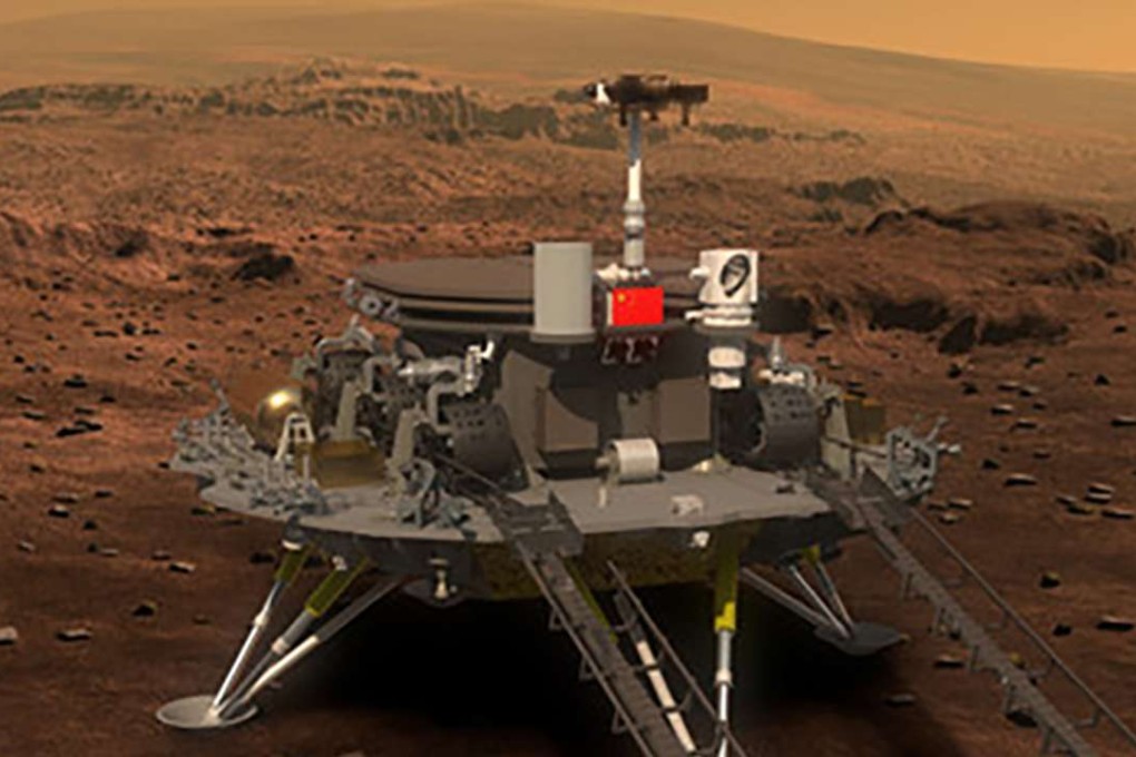An artist’s impression of the Mars lander. Photo: SCMP Pictures