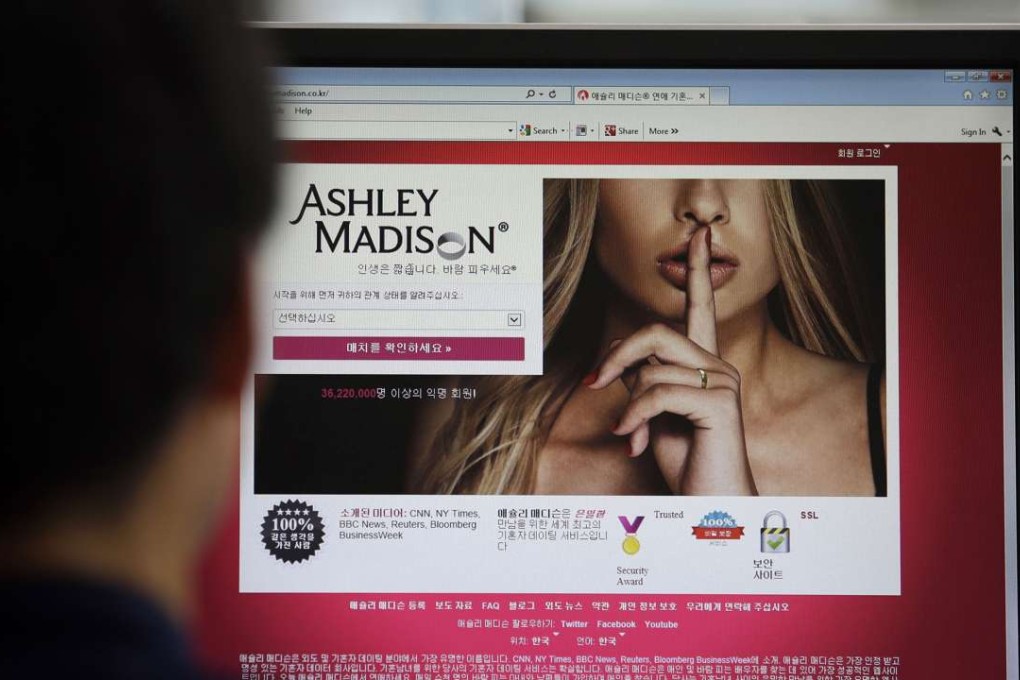 Ashley Madison last July said it was hacked and that the personal information of some of its users was posted online. Photo: AP