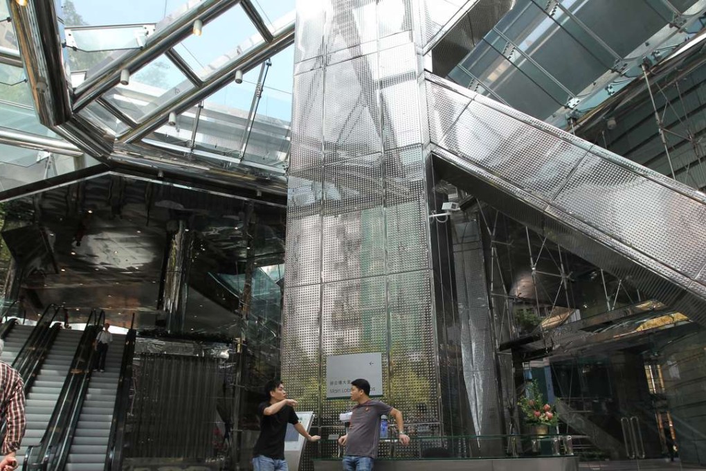 The Center’s iconic lobby was featured in the Hollywood blockbuster movie The Dark Knight. Photo: Edward Wong