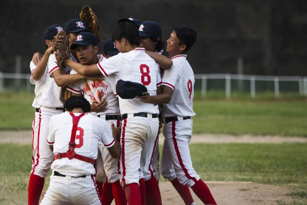 Lam Yiu-sing (centre) plays a high-school baseball player in Weeds on Fire (category IIB, Cantonese) directed by Steve Chan Chi-fat.