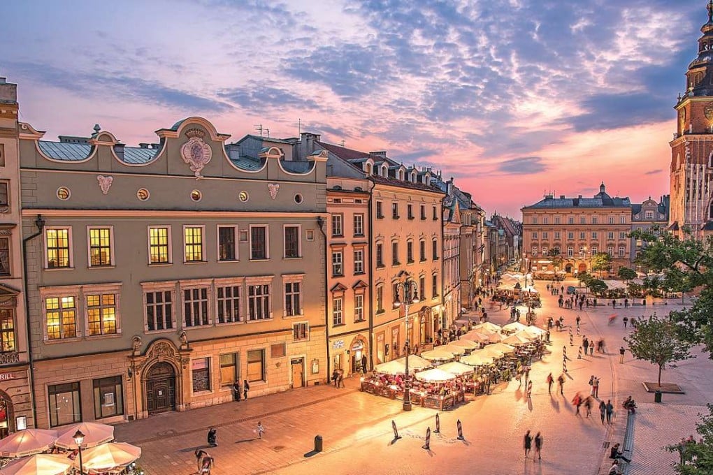 Rynek Glowny, in Krakow, Poland. Pictures: Tim Pile