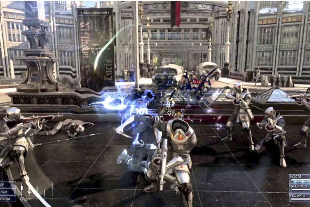 A screen grab from Final Fantasy XV.