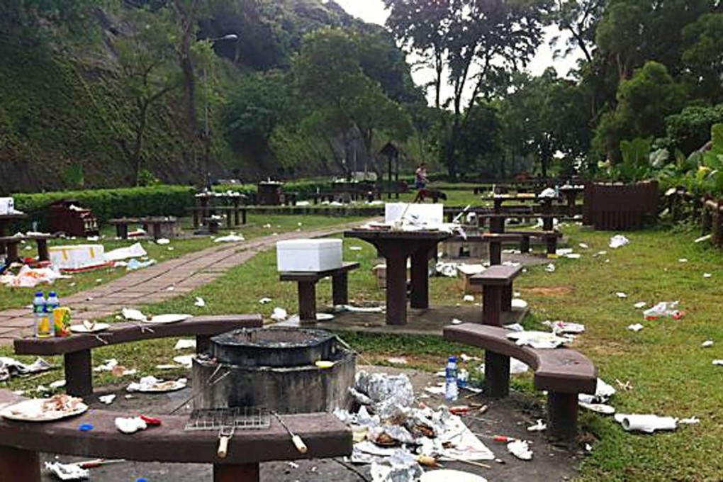 The government wants to ensure this does not happen in Hong Kong’s country parks. Photo: Red Door News