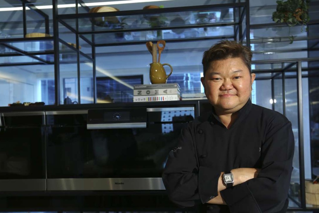 Chef Justin Quek at the Miele Private Lounge in Causeway Bay, Hong Kong. Photo: SCMP Pictures