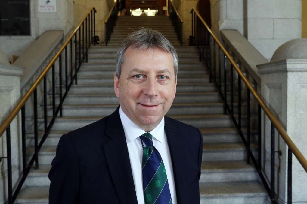 HKU vice-chancellor Peter Mathieson lays down the line on independence. Photo: Dickson Lee