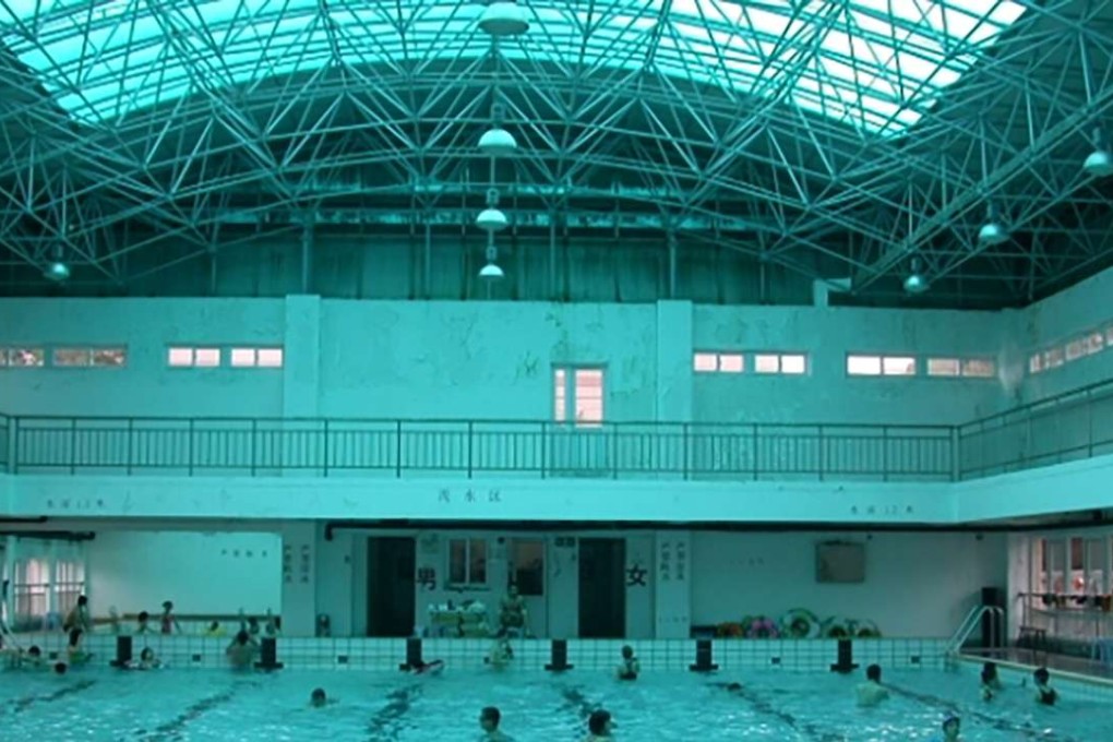 The pool used by the Feiyu swimming club has been closed for tests of its water quality. Photo: SCMP Pictures