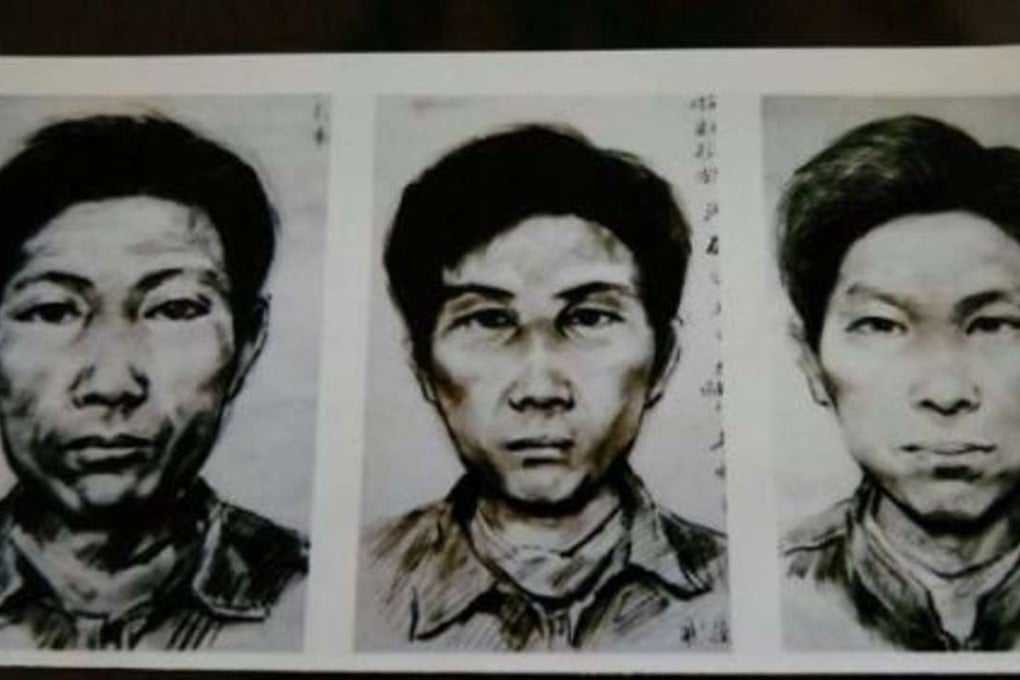 Police sketches of the wanted killer. Photo: SCMP Pictures