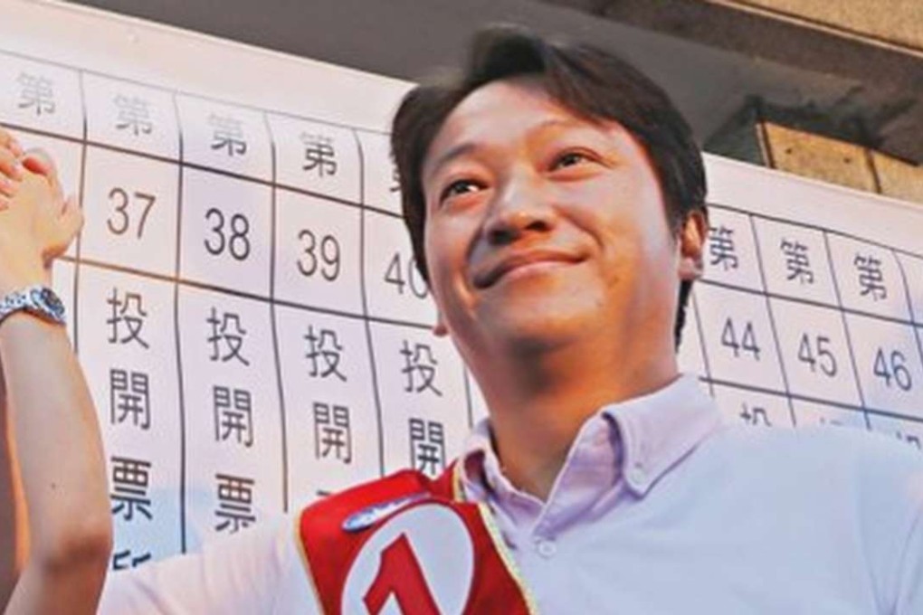 KMT candidate Wei Chia-hsien wins the race for mayor in the small Taiwanese city of Hualien. Photo: SCMP Pictures