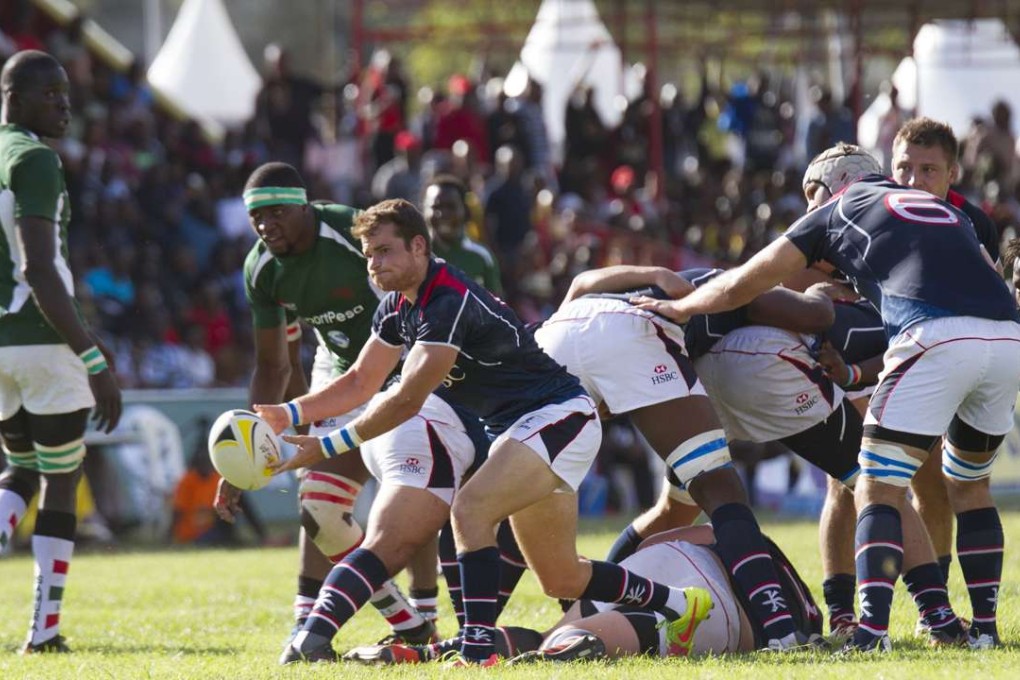 Hong Kong’s Adam Rolston in action against Kenya. Photos: SCMP Pictures