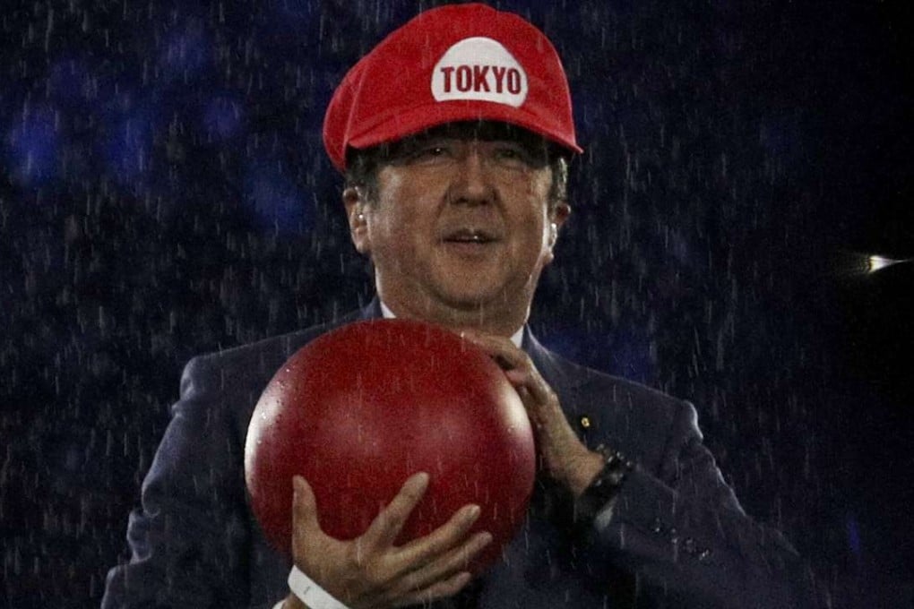 Shinzo Abe’s cameo appearance as video game icon Super Mario at the closing of this year’s Rio Olympics helped promote the 2020 games in Tokyo. Photo: Reuters