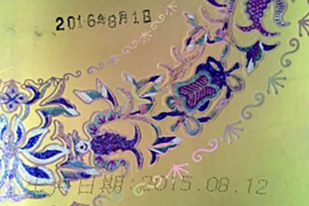 Packaging for a box of mooncakes shows two production dates, one more than 12 months old. Photo: SCMP Pictures