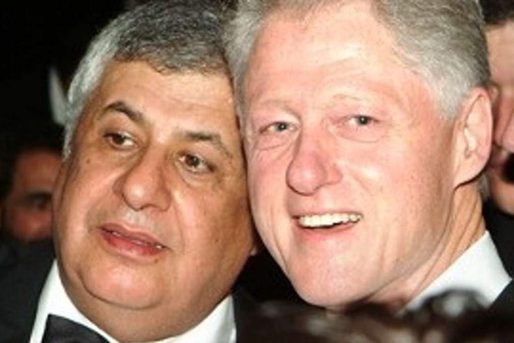 Gilbert Chagoury and former US President Bill Clinton. Photo: ABC News / gilbertchagoury.com