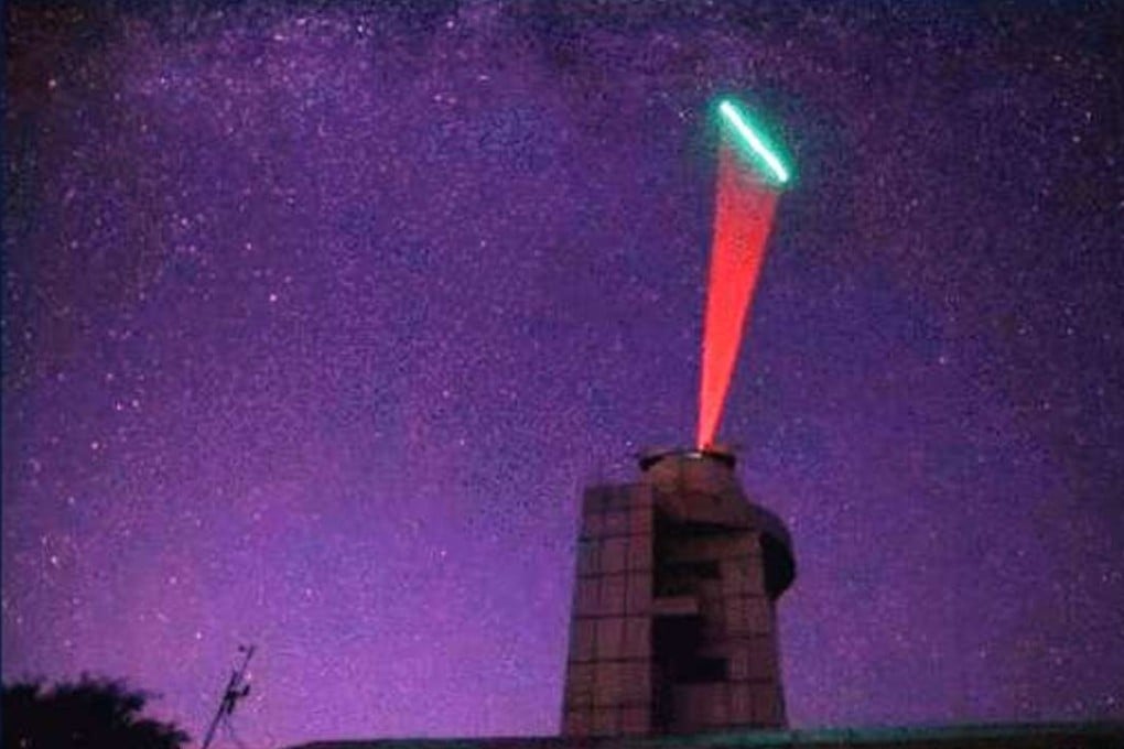 The ground station at Beijing’s Xinglong Observatory communicates via laser with the satellite. Photo: Han Yueyang