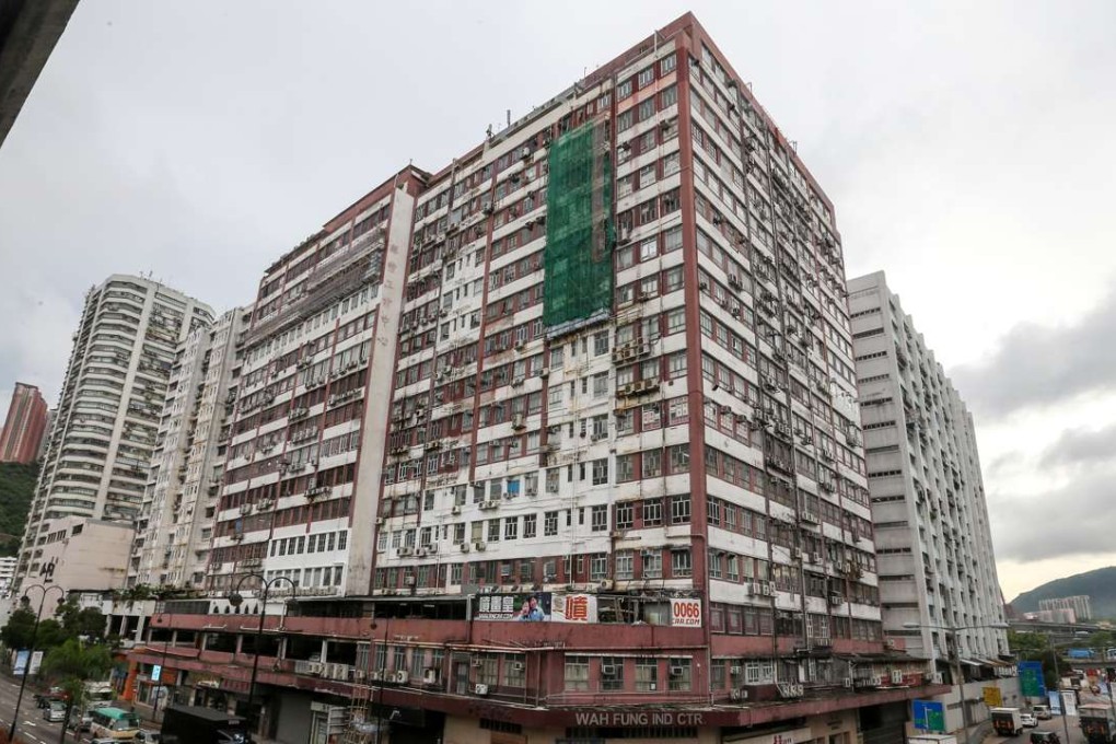 The Wah Fung Industrial Centre in Kwai Chung, one of the six buildings named. Photo: K. Y. Cheng