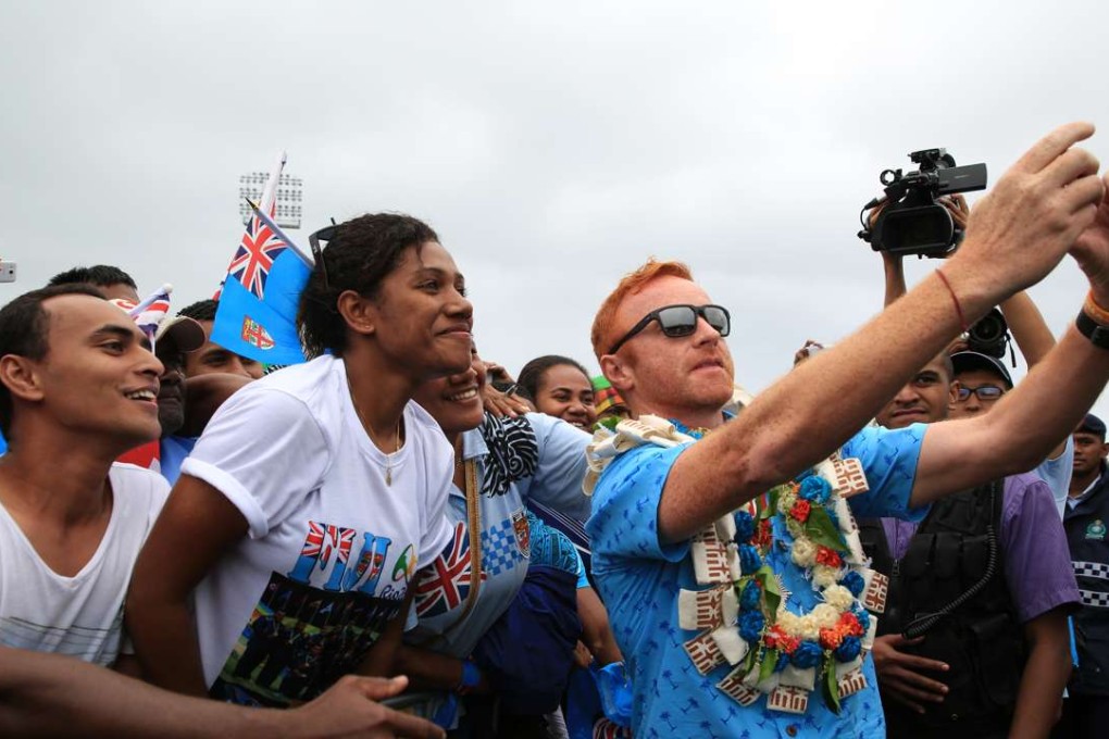 Ben Ryan has become one of the most venerated people in Fiji since his rugby sevens team conquered the world to take the gold medal in Rio. Photo: Xinhua