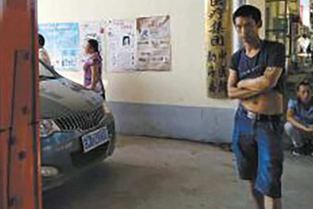 Li Xiaobin’s family members lodged their complaint with the Menghai Hospital of Chinese Medicine in Menghai, Yunnan province. Photo: SCMP Pictures