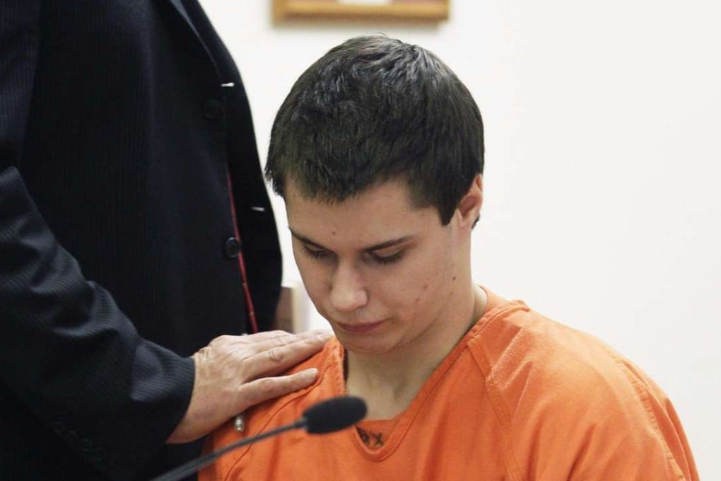 Attorney John Henry Browne, left, places his hand on the shoulder of Colton Harris-Moore, after Browne concluded testimon at his 2011 trial in Coupeville, Washington. Photo: AP