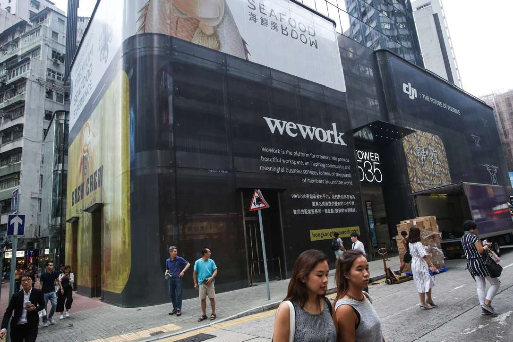 Tower 535 in Jaffe Road, Causeway Bay, where WeWork has taken eight floors. Photo: Sam Tsang