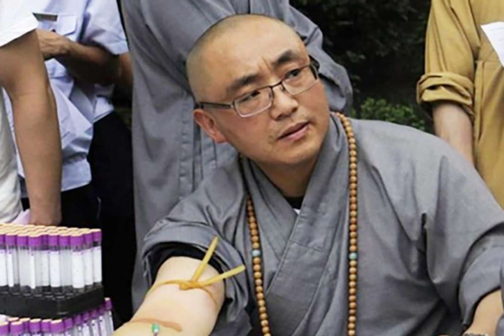 Alleged murderer Zhang Liwei became the abbot at a Buddhist temple two years ago. Photo: SCMP Pictures