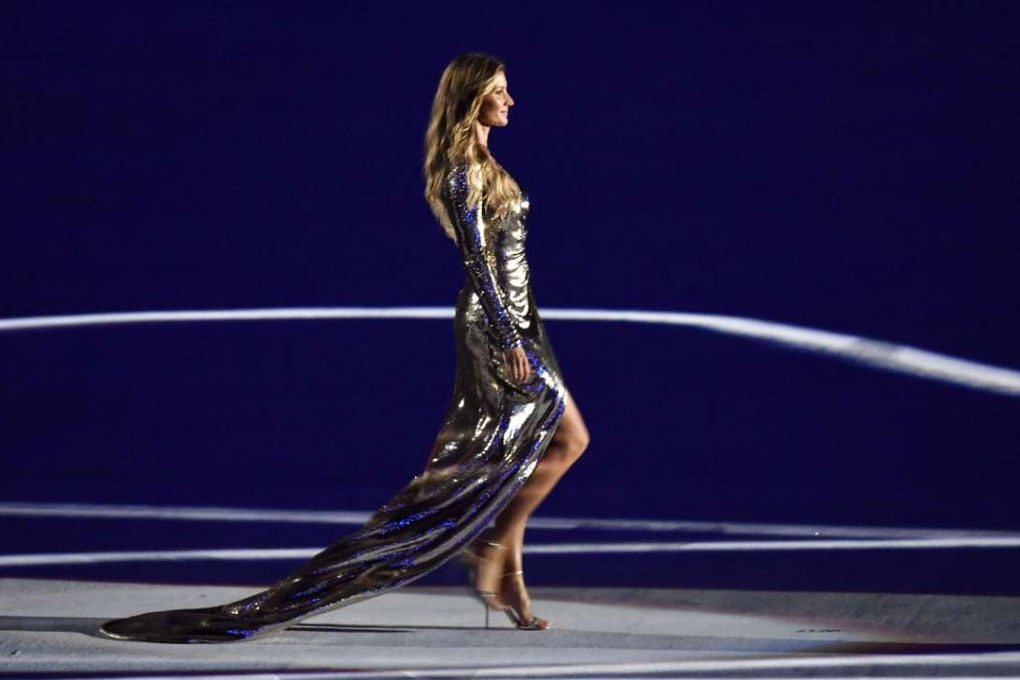 Brazilian model Gisele Bundchen takes part in the opening ceremony of the Rio 2016 Olympic Games at the Maracana stadium in Rio de Janeiro on August 5. Photo: AFP