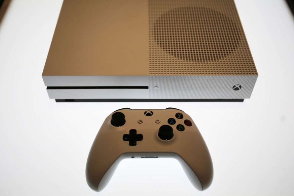 The new and improved Xbox One S is the most powerful Microsoft console … until next year. Photo: EPA