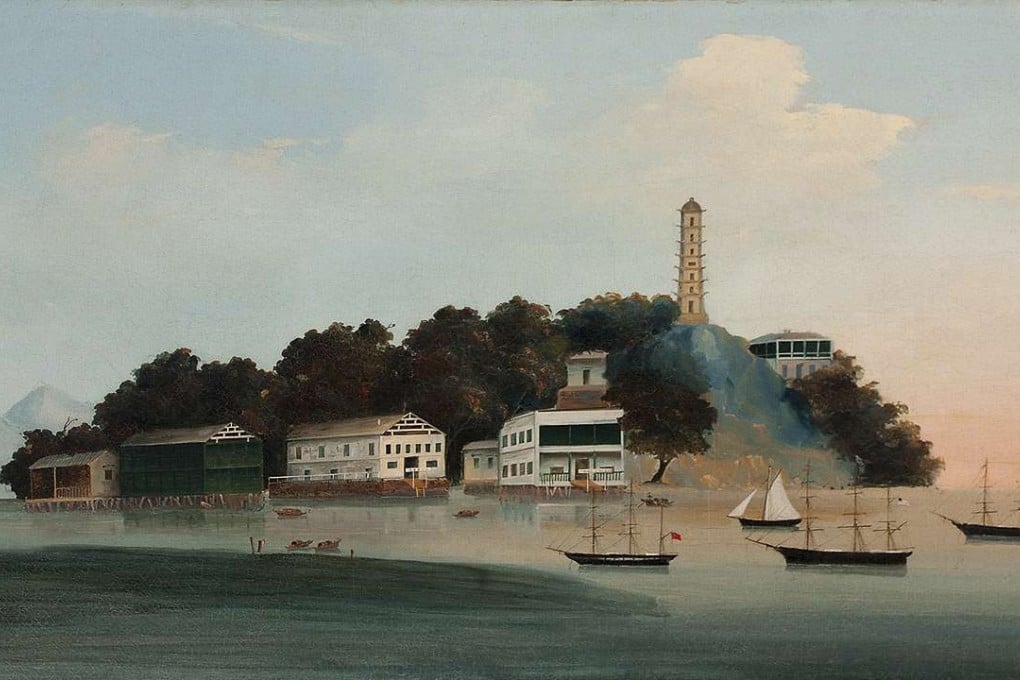 The Pagoda anchorage on the Min River, near Fuzhou.