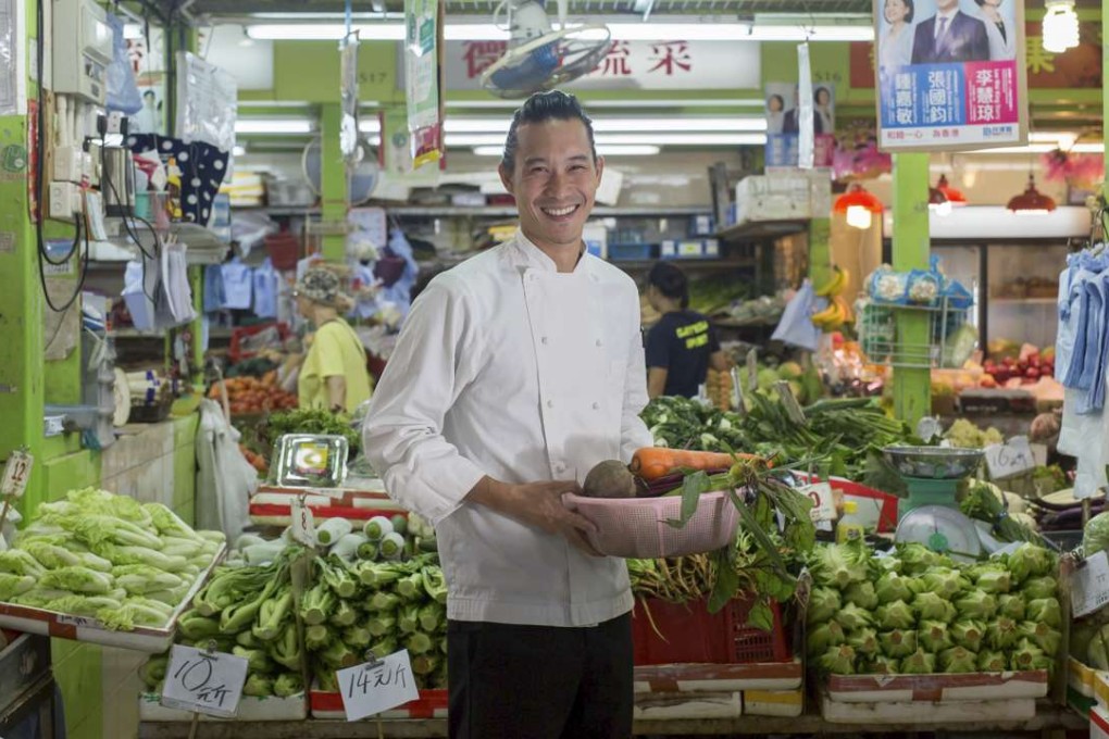 Nicholas Chew of Serge et le Phoque at his local wet market. Photo: Paul Yeung