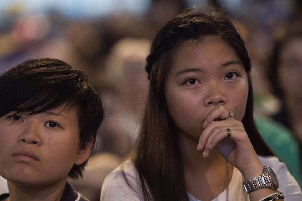 Hong Kong’s youth are feeling disengaged from the city’s policy developments. Photo: AFP