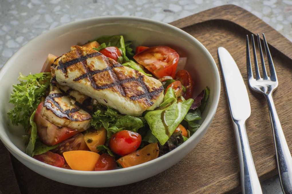 Grilled halloumi cheese by Little Creatures in Kennedy Town.