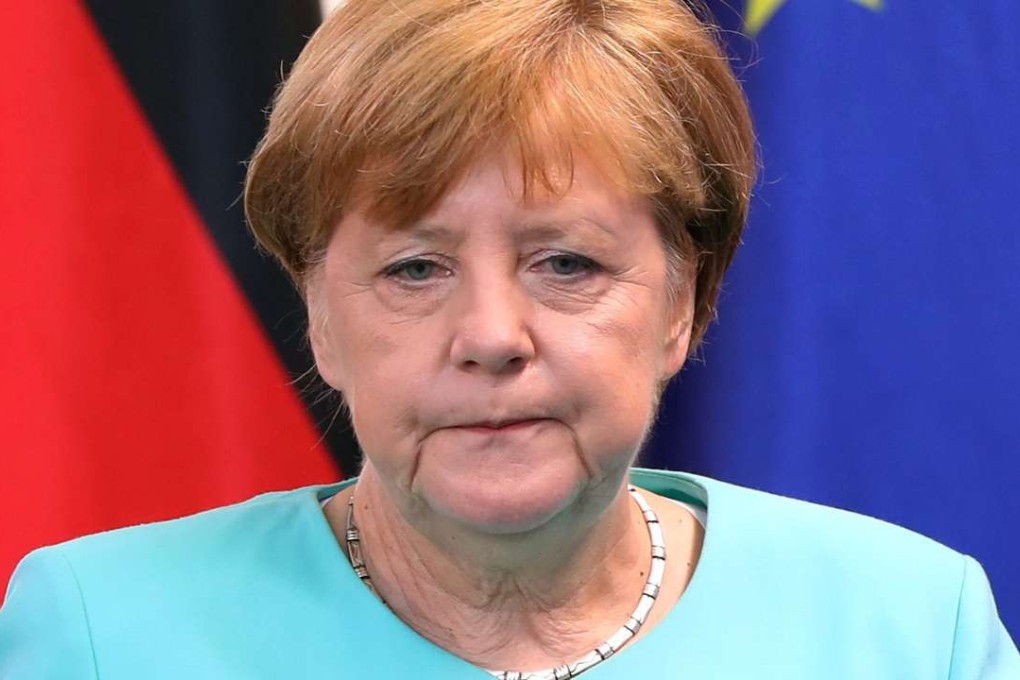 Nearly two-thirds of Germans disapprove of Chancellor Angela Merkel’s refugee policy while her approval rating has plummeted from more than 70 per cent at the beginning of last year to less than 50 per cent. Photo: EPA