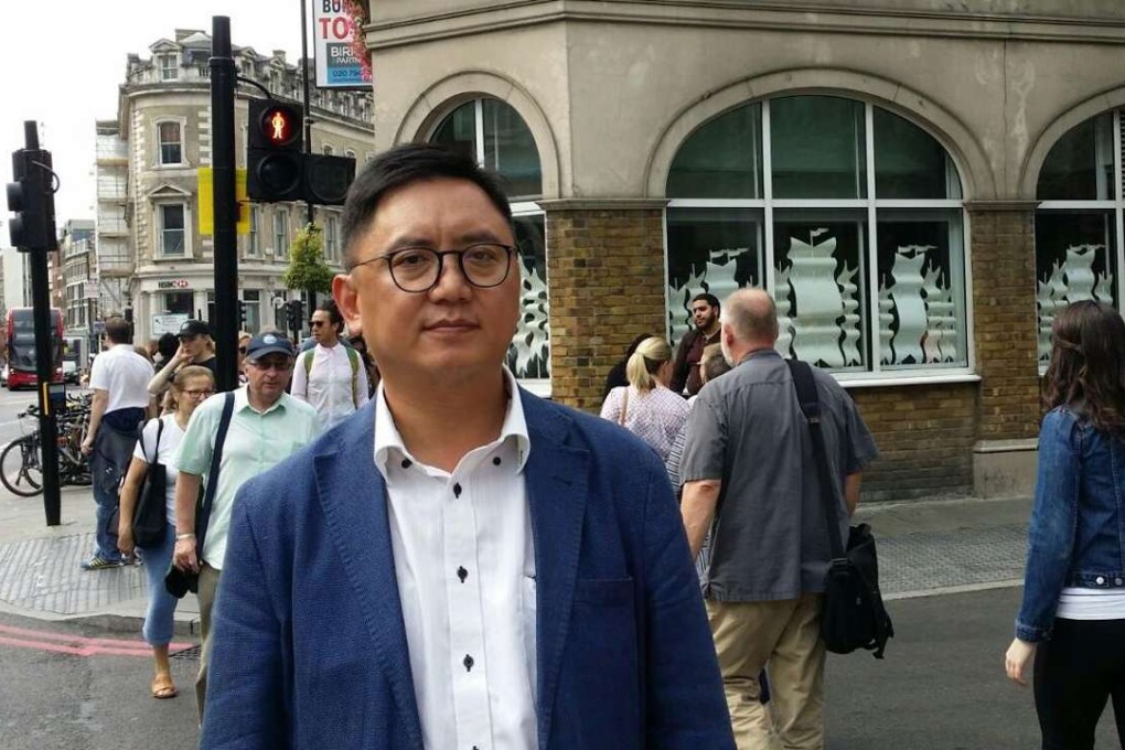 Ken Chow is pictured in London after leaving Hong Kong. Photo: SCMP Pictures