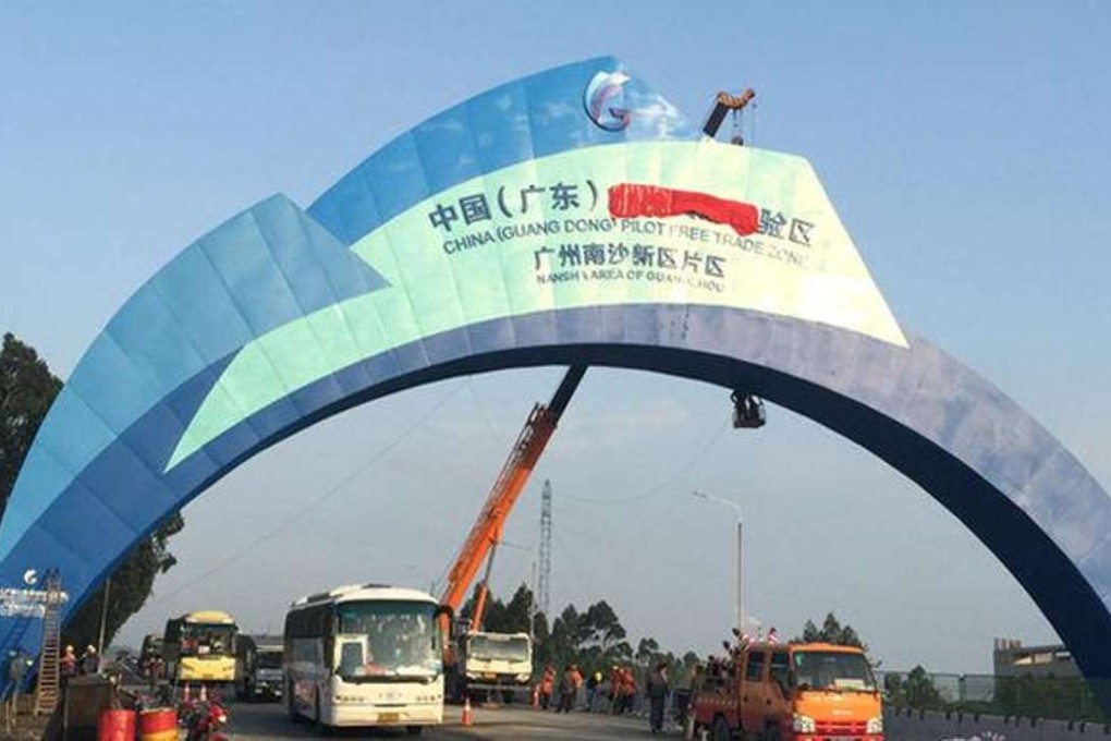 Guangdong gained approval last year to set up its own free-trade zone. Photo: SCMP Pictures
