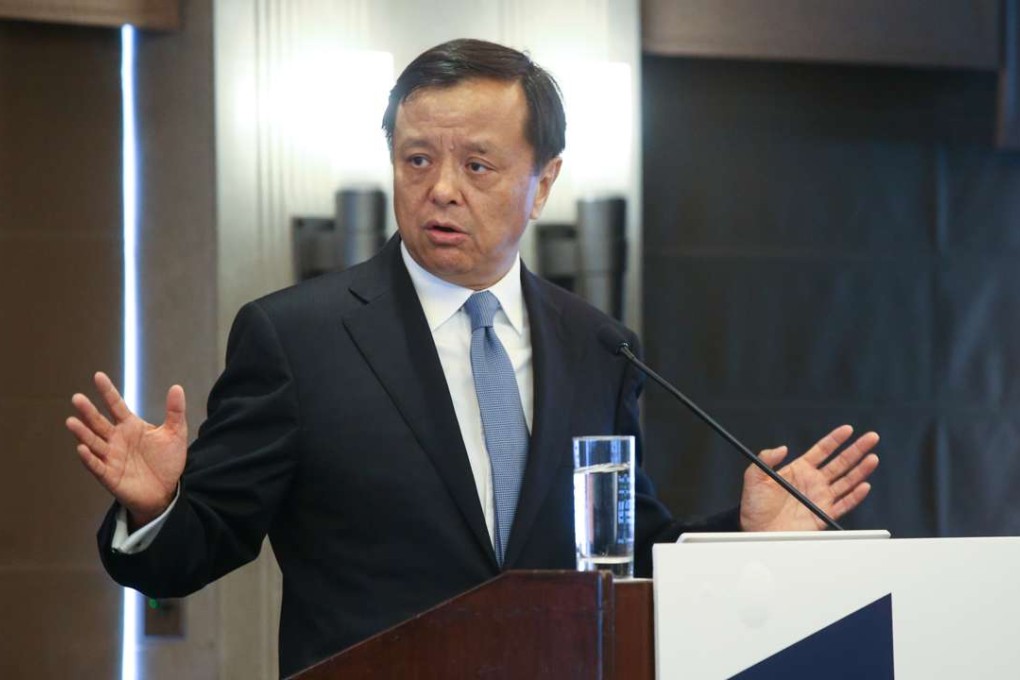 Hong Kong Exchanges & Clearing (HKEx) chief executive Charles Li Xiaojia, meets the press in Central. 01SEP16 SCMP / Dickson Lee