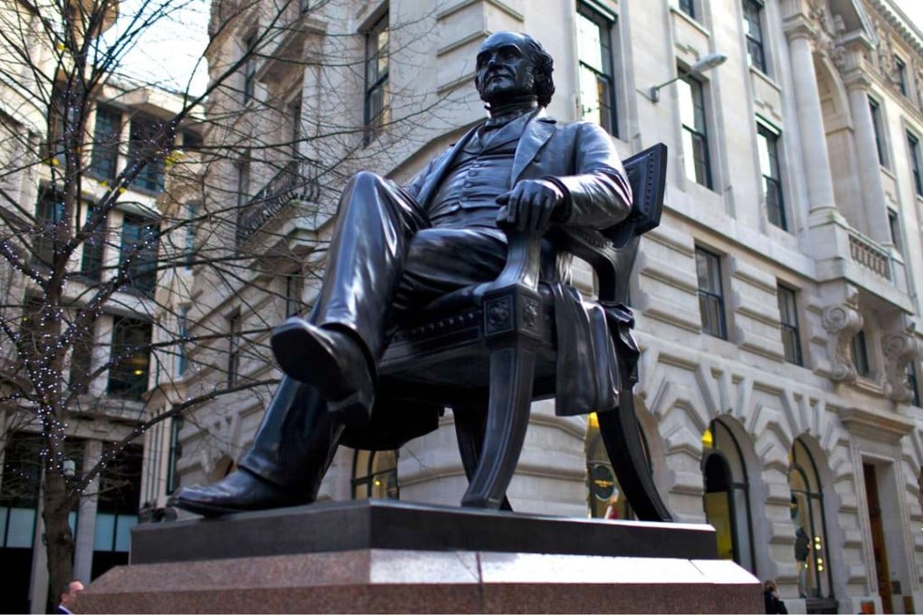 A statue of George Peabody, the 19th century banker and philanthropist, in the City of London. File photo