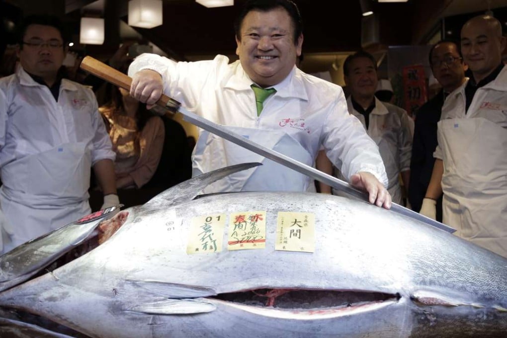 Tokyo’s Tsukiji fish market is renowned for tuna auctions. Photo: EPA