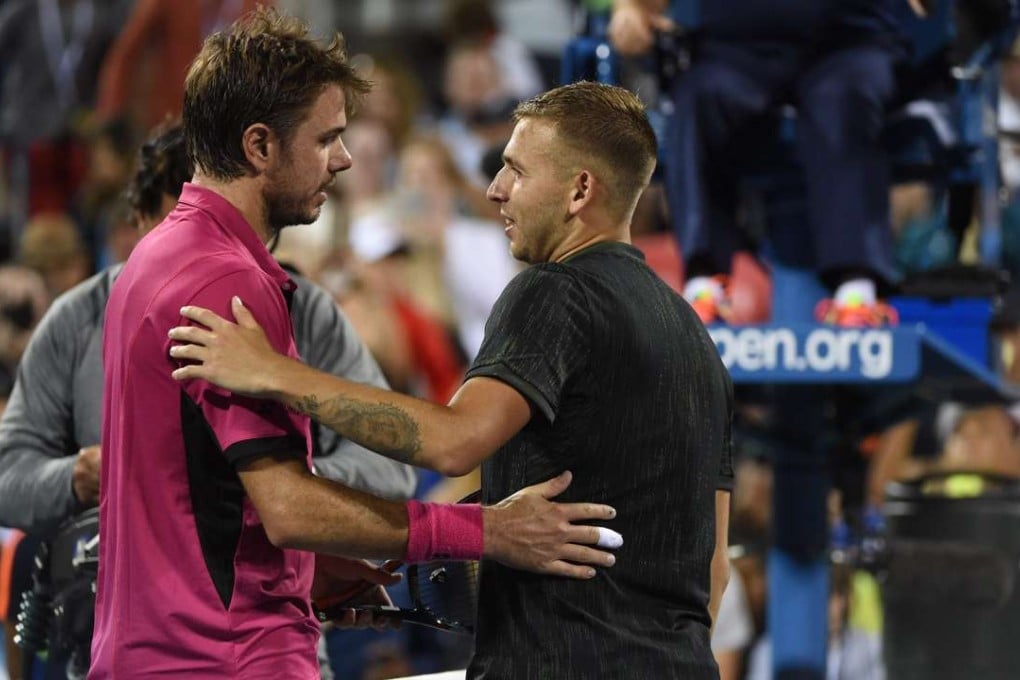 Switzerland’s Stan Wawrinka was lucky to avoid a massive upset as he staggered past unseeded Briton Dan Evans. Photo: AFP