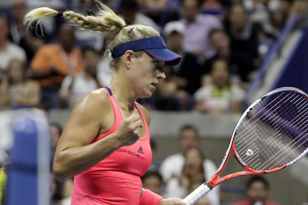 Angelique Kerber reached the quarter-finals in New York with a straight sets win over Petra Kvitova of Czech Republic. Photo: EPA